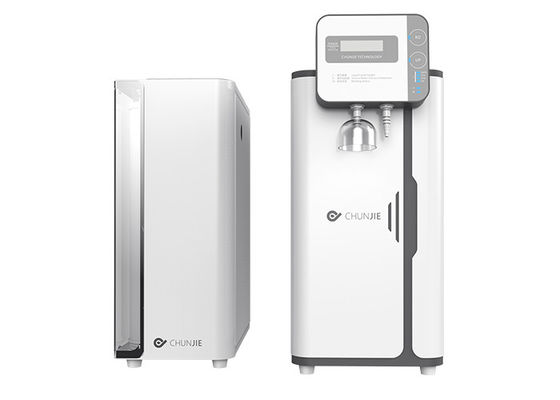 ভালো দাম ল্যাব 18.2MΩ প্রতিরোধ ক্ষমতা এবং 10L/H এবং 20L/H প্রবাহ হার সঙ্গে অতি বিশুদ্ধ জল সিস্টেম ইউভি ল্যাম্প বৈশিষ্ট্যযুক্ত অনলাইন